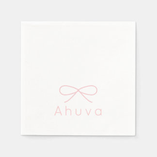 Guardanapo De Papel Arco clássico Coquetel Napkin em Bebê Rosa