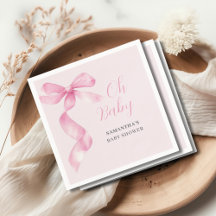 Arco de Garota Rosa Oh Chá de fraldas