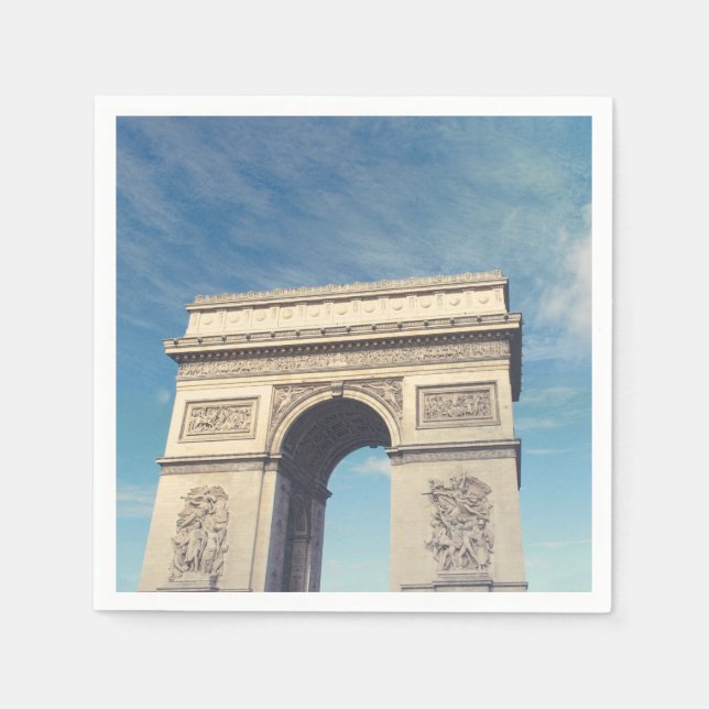 Guardanapo De Papel Arco do Triunfo Paris (Frente)