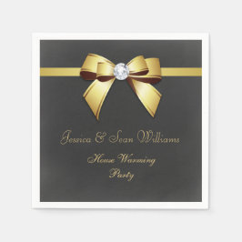 Guardanapo De Papel Arco Dourado brilhante e aquecimento da casa de fi