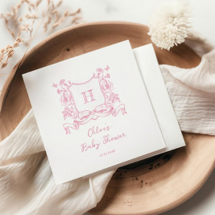 Guardanapo De Papel Arco Floral de Crest Russo Chinoiserie