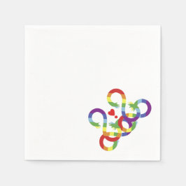 Guardanapo De Papel Arco-íris, mãos coloridas