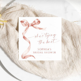 Guardanapo De Papel Arco Mocha Ela é Chá de panela Casando