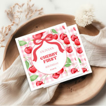 Arco Red Coquette Cherry First Festa de aniversári