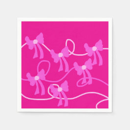 Guardanapo De Papel Arcos desenhados à mão Amantes Amarelos Rosa