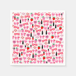 Guardanapo De Papel Arcos rosa-claro Papel Nápoles