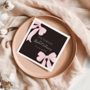 Guardanapo De Papel Arcos Rosa Menino Chá de panela Elegante