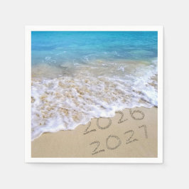 Guardanapo De Papel Areia da Praia do Ano Novo 2027