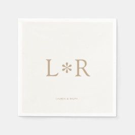 Guardanapo De Papel Areia e marfim | Na moda Modern