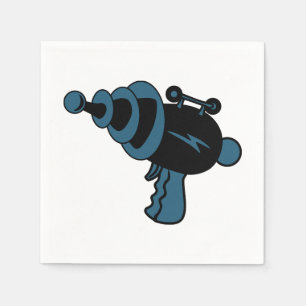 Guardanapo De Papel Arma laser retrorreflectora azul e preta