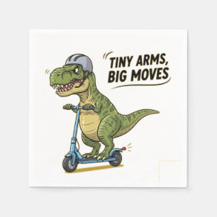Guardanapo De Papel Armas pequeninas. Grande Energia. Dino on Wheels!