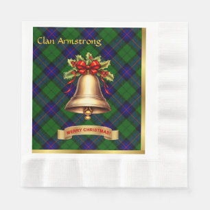 Guardanapo De Papel Armstrong Personalizou o Natal do Tartan