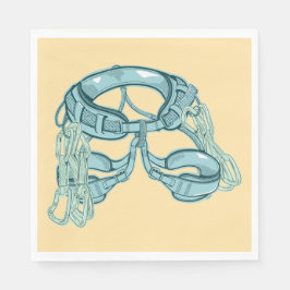 Guardanapo De Papel Arnês de escalada com desenhar rápidos