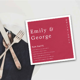 Guardanapo De Papel Arranjo Moderno Viva Magenta Fatos Divertidos Casa