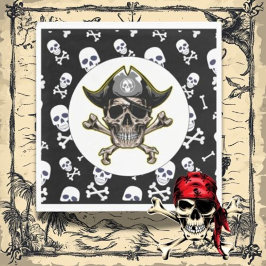 Guardanapo De Papel Arrr, vamos nos preparar para um partido pirata