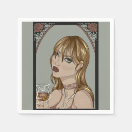 Guardanapo De Papel Art Nouveau