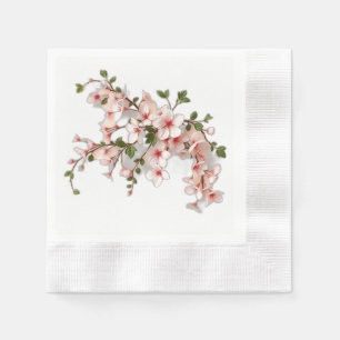 Guardanapo De Papel Art Nouveau Cherry Blossoms com Ivy
