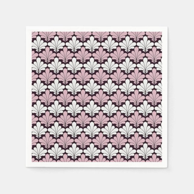 Guardanapo De Papel Art Nouveau design decorativo (Frente)