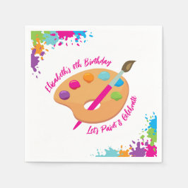 Guardanapo De Papel Art Party Craft Painting Girly Birthday Party