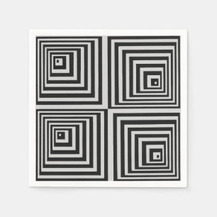 Guardanapo De Papel arte 70s Op