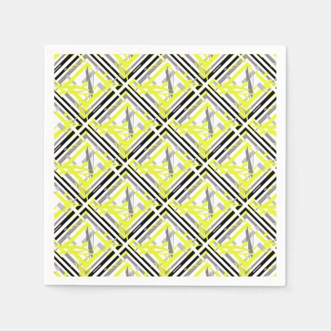 Guardanapo De Papel Arte abstrata de energia poderosa (Frente)