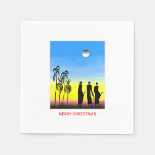Guardanapo De Papel Arte Africana, Feliz Natal,
