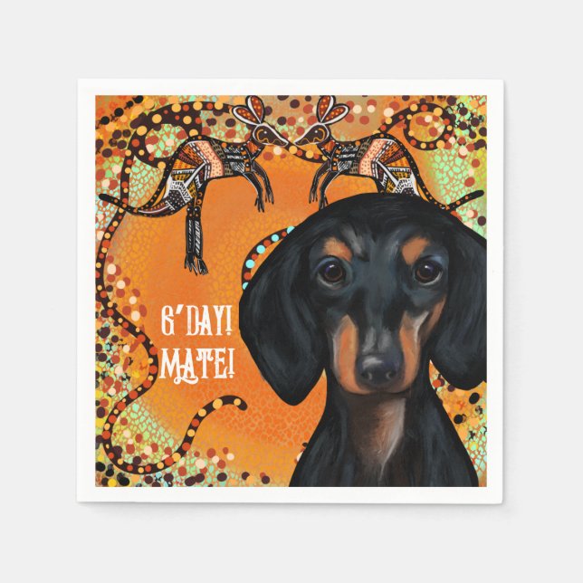 GUARDANAPO DE PAPEL ARTE AUSTRÁLIA                 (Frente)