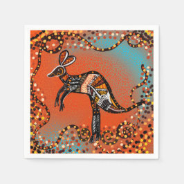 GUARDANAPO DE PAPEL ARTE AUSTRALIANA           