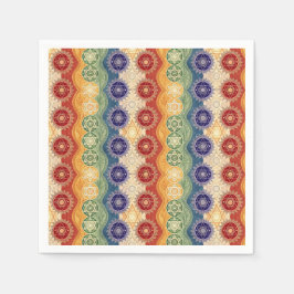 Guardanapo De Papel Arte de Design de Mandala Chakra de Energia Vibran