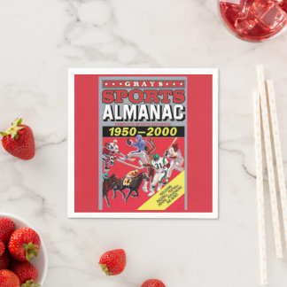 Guardanapo De Papel Arte de Parede em Metal Almanaque Esportivo