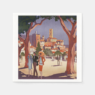 Guardanapo De Papel Arte de Verão Vintage Grasse