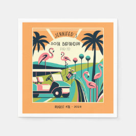 Guardanapo De Papel Arte tropical Deco Golf 50º Aniversário