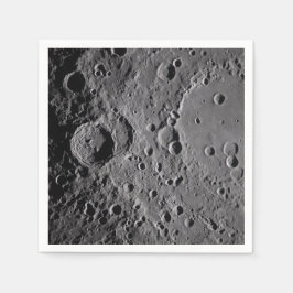 Guardanapo De Papel Artemis II Lunar Craters
