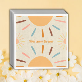 Guardanapo De Papel Artesanato Minimalista Vem O Chá de fraldas Filho