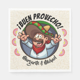Guardanapo De Papel Artigos de Papel para Festa de Buen Provecho com T