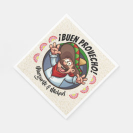 Guardanapo De Papel Artigos de Papel para Festa de Buen Provecho com T