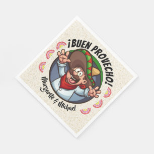 Guardanapo De Papel Artigos de Papel para Festa de Buen Provecho com T