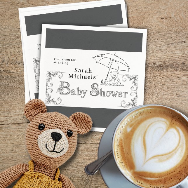 Guardanapo De Papel Artsy Chá de fraldas (Criador carregado)