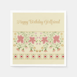 Guardanapo De Papel Artsy Pink Floral