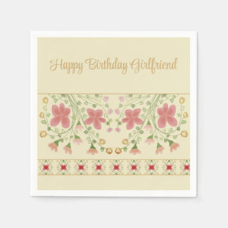 Guardanapo De Papel Artsy Pink Floral