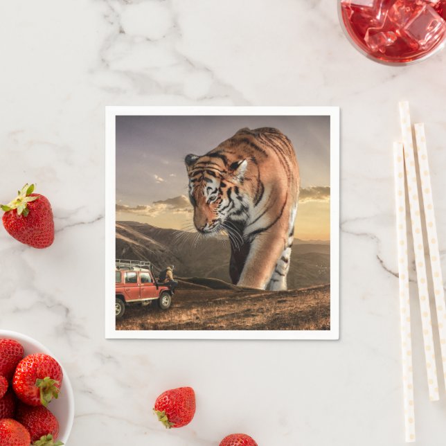 Guardanapo De Papel Artsy Tiger (Insitu)