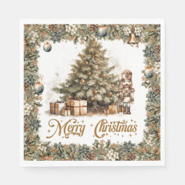 Guardanapo De Papel Árvore clássica russa de sábio verde e árvore de N