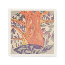 Árvore de cor de contraste antiga