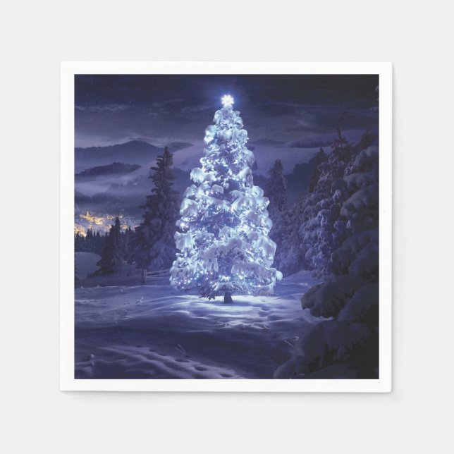 Guardanapo De Papel Árvore de Natal (Frente)