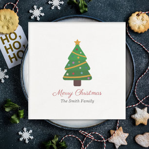 Guardanapo De Papel Árvore de Natal