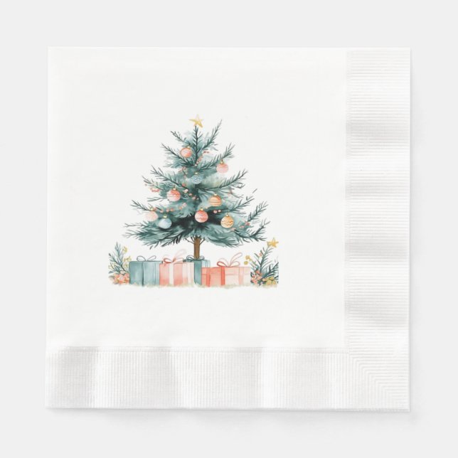 Guardanapo De Papel árvore de Natal  (Frente)