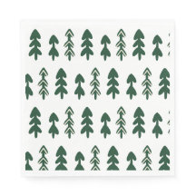 Guardanapo de papel Árvore de Natal Modern Sketch