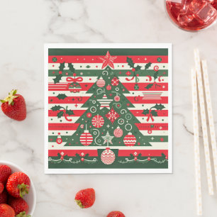 Guardanapo De Papel Árvore de Natal, Oh Natal