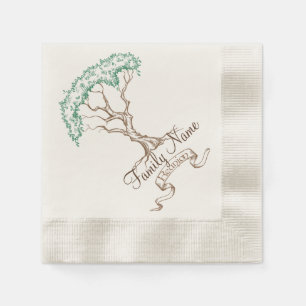 Guardanapo De Papel Árvore de Reunião da Família