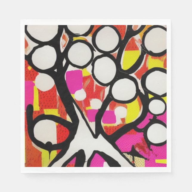 Guardanapo De Papel Árvore Familiar (Frente)